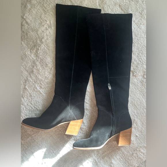 Suede OTK Boots - Perfect for the coming weather change. MAKE ME AN OFFER. - Picture 3 of 16